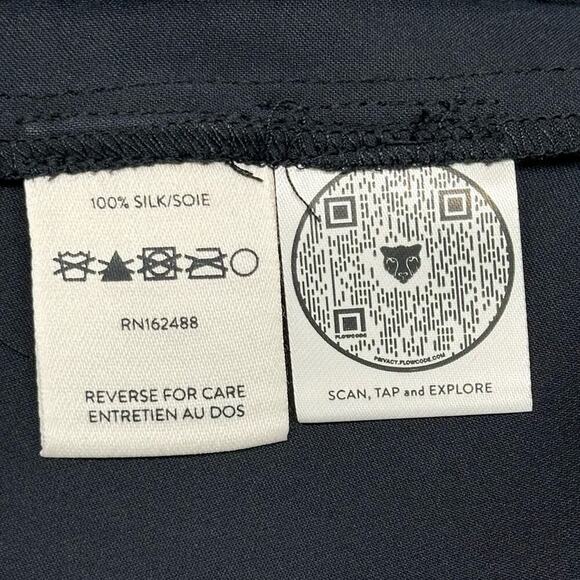 NWT | Lita by Ciara | Silk V-neck Slip Dress | Black | L235-1 | Small - Picture 7 of 13